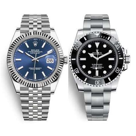 rolex submariner datejust|Rolex Submariner vs Datejust.